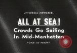 Image of annual boat show New York United States USA, 1966, second 20 stock footage video 65675061787