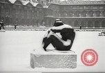 Image of snowfall Paris France, 1966, second 10 stock footage video 65675061791