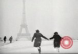 Image of snowfall Paris France, 1966, second 24 stock footage video 65675061791
