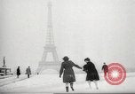 Image of snowfall Paris France, 1966, second 25 stock footage video 65675061791