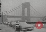 Image of snowfall New York City USA, 1967, second 44 stock footage video 65675061792