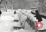 Image of snowfall New York City USA, 1967, second 60 stock footage video 65675061792