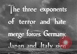 Image of Three Power Pact Germany, 1942, second 3 stock footage video 65675061830