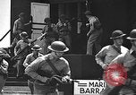 Image of U.S. marines in defensive exercises Pearl Harbor Hawaii USA, 1941, second 42 stock footage video 65675061836