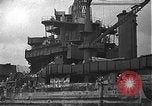 Image of Salvage and repair of the USS California (BB-44) Pearl Harbor Hawaii USA, 1942, second 22 stock footage video 65675061840