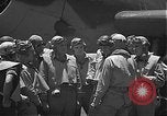 Image of Douglas SBD Dauntless aircraft start and taxi Pearl Harbor Hawaii USA, 1942, second 19 stock footage video 65675061841