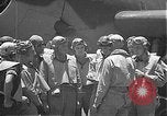 Image of Douglas SBD Dauntless aircraft start and taxi Pearl Harbor Hawaii USA, 1942, second 20 stock footage video 65675061841