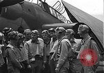 Image of Douglas SBD Dauntless aircraft start and taxi Pearl Harbor Hawaii USA, 1942, second 21 stock footage video 65675061841