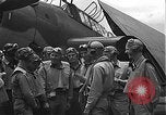 Image of Douglas SBD Dauntless aircraft start and taxi Pearl Harbor Hawaii USA, 1942, second 23 stock footage video 65675061841