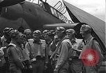 Image of Douglas SBD Dauntless aircraft start and taxi Pearl Harbor Hawaii USA, 1942, second 24 stock footage video 65675061841