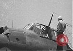 Image of Douglas SBD Dauntless aircraft start and taxi Pearl Harbor Hawaii USA, 1942, second 51 stock footage video 65675061841