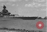 Image of USS Colorado (BB-45) maneuvering to Berth F-12A Pearl Harbor Hawaii USA, 1942, second 1 stock footage video 65675061843