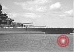 Image of USS Colorado (BB-45) maneuvering to Berth F-12A Pearl Harbor Hawaii USA, 1942, second 8 stock footage video 65675061843