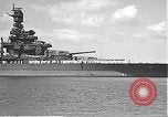 Image of USS Colorado (BB-45) maneuvering to Berth F-12A Pearl Harbor Hawaii USA, 1942, second 12 stock footage video 65675061843