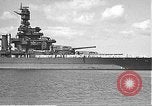 Image of USS Colorado (BB-45) maneuvering to Berth F-12A Pearl Harbor Hawaii USA, 1942, second 14 stock footage video 65675061843