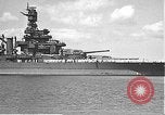 Image of USS Colorado (BB-45) maneuvering to Berth F-12A Pearl Harbor Hawaii USA, 1942, second 15 stock footage video 65675061843