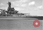 Image of USS Colorado (BB-45) maneuvering to Berth F-12A Pearl Harbor Hawaii USA, 1942, second 16 stock footage video 65675061843