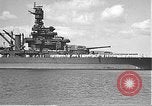 Image of USS Colorado (BB-45) maneuvering to Berth F-12A Pearl Harbor Hawaii USA, 1942, second 17 stock footage video 65675061843