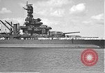 Image of USS Colorado (BB-45) maneuvering to Berth F-12A Pearl Harbor Hawaii USA, 1942, second 18 stock footage video 65675061843