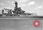 Image of USS Colorado (BB-45) maneuvering to Berth F-12A Pearl Harbor Hawaii USA, 1942, second 21 stock footage video 65675061843
