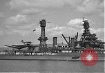 Image of USS Colorado (BB-45) maneuvering to Berth F-12A Pearl Harbor Hawaii USA, 1942, second 31 stock footage video 65675061843