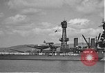 Image of USS Colorado (BB-45) maneuvering to Berth F-12A Pearl Harbor Hawaii USA, 1942, second 38 stock footage video 65675061843
