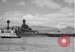 Image of USS Colorado (BB-45) maneuvering to Berth F-12A Pearl Harbor Hawaii USA, 1942, second 44 stock footage video 65675061843