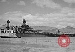 Image of USS Colorado (BB-45) maneuvering to Berth F-12A Pearl Harbor Hawaii USA, 1942, second 46 stock footage video 65675061843