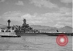 Image of USS Colorado (BB-45) maneuvering to Berth F-12A Pearl Harbor Hawaii USA, 1942, second 58 stock footage video 65675061843