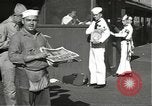 Image of United States sailors learn about end of World War II Hawaii USA, 1945, second 4 stock footage video 65675061871