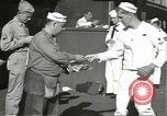 Image of United States sailors learn about end of World War II Hawaii USA, 1945, second 8 stock footage video 65675061871