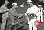 Image of United States sailors learn about end of World War II Hawaii USA, 1945, second 9 stock footage video 65675061871