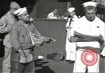 Image of United States sailors learn about end of World War II Hawaii USA, 1945, second 10 stock footage video 65675061871