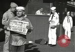 Image of United States sailors learn about end of World War II Hawaii USA, 1945, second 12 stock footage video 65675061871