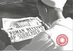 Image of United States sailors learn about end of World War II Hawaii USA, 1945, second 20 stock footage video 65675061871