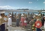 Standbild USS Arizona Memorial Honolulu Hawaii USA, 1962, aus Sekunde 62 historischem Filmmaterial Videoclip 65675061875