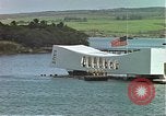 Image of USS Arizona memorial Honolulu Hawaii USA, 1962, second 7 stock footage video 65675061879