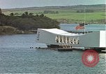 Image of USS Arizona memorial Honolulu Hawaii USA, 1962, second 16 stock footage video 65675061879