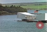 Image of USS Arizona memorial Honolulu Hawaii USA, 1962, second 21 stock footage video 65675061879