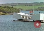 Image of USS Arizona memorial Honolulu Hawaii USA, 1962, second 29 stock footage video 65675061879