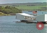 Image of USS Arizona memorial Honolulu Hawaii USA, 1962, second 40 stock footage video 65675061879