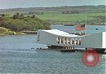 Image of USS Arizona memorial Honolulu Hawaii USA, 1962, second 43 stock footage video 65675061879