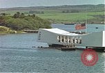 Image of USS Arizona memorial Honolulu Hawaii USA, 1962, second 45 stock footage video 65675061879