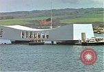 Image of USS Arizona memorial Honolulu Hawaii USA, 1962, second 54 stock footage video 65675061879