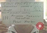 Image of USS Arizona Memorial Honolulu Hawaii USA, 1962, second 6 stock footage video 65675061880