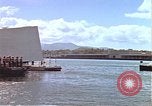 Image of USS Arizona Memorial Honolulu Hawaii USA, 1962, second 18 stock footage video 65675061881