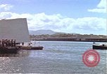 Image of USS Arizona Memorial Honolulu Hawaii USA, 1962, second 19 stock footage video 65675061881