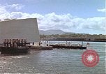 Image of USS Arizona Memorial Honolulu Hawaii USA, 1962, second 28 stock footage video 65675061881