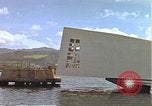 Image of USS Arizona Memorial Honolulu Hawaii USA, 1962, second 41 stock footage video 65675061881