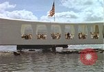 Image of USS Arizona Memorial Honolulu Hawaii USA, 1962, second 10 stock footage video 65675061882
